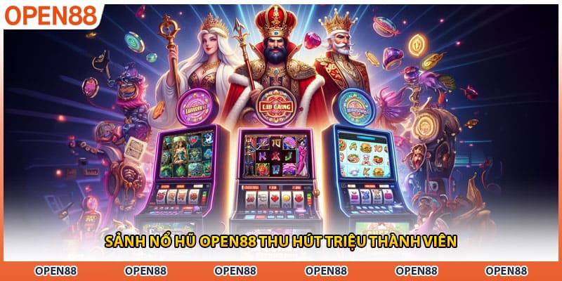 Sảnh nổ hũ OPEN88 thu hút triệu thành viên